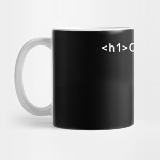 Code Blooded Web Developer Funny Pun Mug